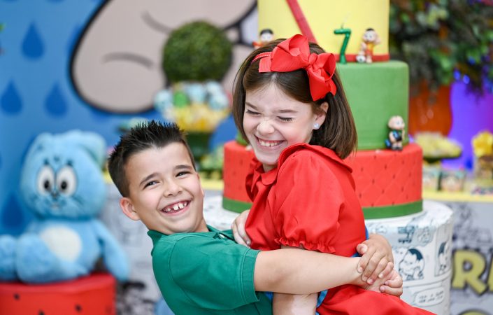 10 anos Gabriella e 07 anos Antonio